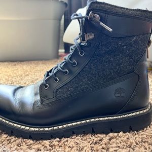 Men’s Timberland boots.